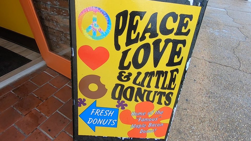 Over 70 Flavors Of Deliciousness At The Hippie Themed Peace Love & Little Donuts